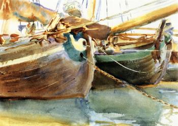 John Singer Sargent : Boats, Venice